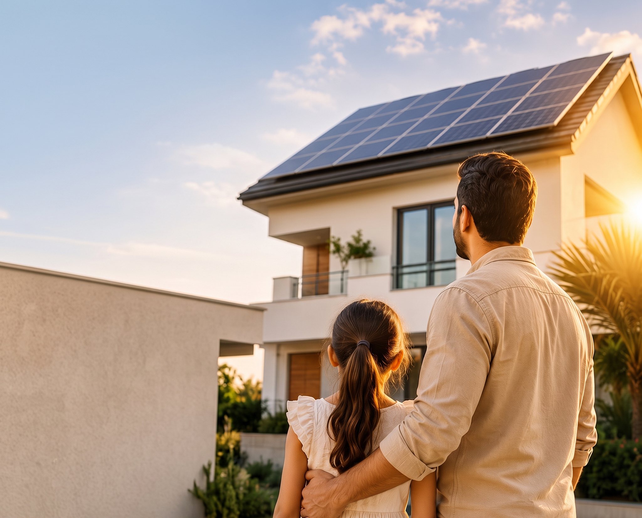 Une maison qui produit son &eacute;lectricit&eacute;